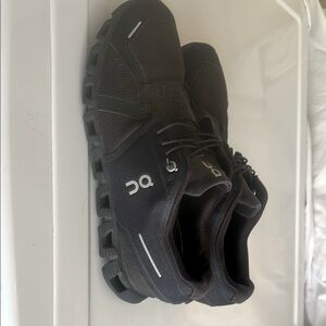 On Running Black Athletic Shoes Sleek Design
